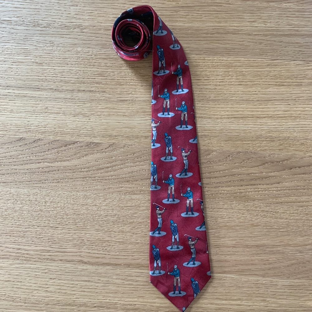 Vintage Necktie Golfer